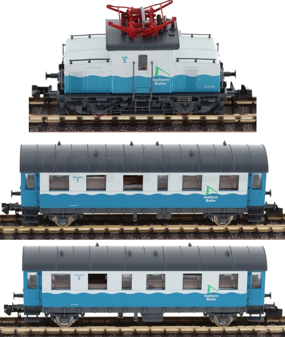Train Fleischmann 481103 Ep. II Zahnradbahn-Bauzug (E 69) DRG/DRB H0 - Occasion
