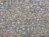 Noch 56640 H0 - Stenen muur / straat, natuursteen, 3D karton