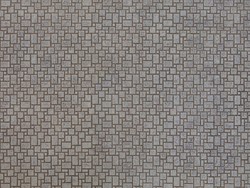 Noch 56722 H0 - Stenen muur / straat, klinkers / modern, 3D karton