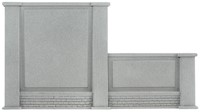 Noch 58087 H0 - Mauer, rechts abgestuft, 20,5 x 12,5 cm-2