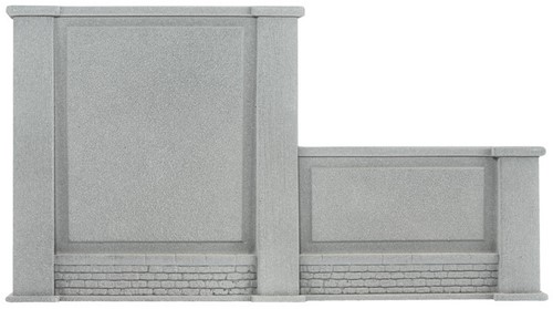 Noch 58087 H0 - Mauer, rechts abgestuft, 20,5 x 12,5 cm-2