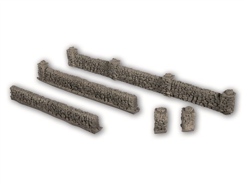Noch 58281 H0 - Muur / omheining, basalt