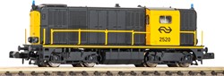 Piko 40430 N - Diesel Locomotief 2400 Grijs-geel, Rundumleuchte IV + DSS Next18