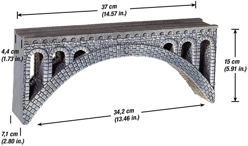 Noch 58670 H0 - Rhône Viaduct-2
