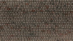 Noch 60372 H0 - Stenen muur / straat, hardsteen, 3D folie