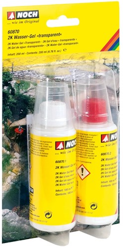 Noch 60870  - Water gel, transparant 2K (componenten)-2