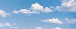 Vollmer 6112 - MODELACHTERGROND BLAUER HIMMEL MIT WOLKEN