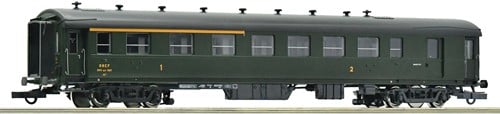 Roco 6200008 H0 - Express train coach 1st/2nd class with baggage compartment, SNCF