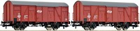 Roco 6600151 H0 - 2-delige Set Gesloten Goederenwagen NS-2