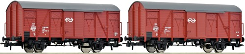 Roco 6600151 H0 - 2-delige Set Gesloten Goederenwagen NS-2