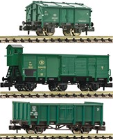 Fleischmann 6660077 N - 3-delige set NMBS/SNCB-Goederenwagens
