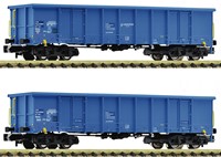 Fleischmann 6660095 N - 2-delige Set: Open Goederenwagens Eanos Cronifer Holland B.V