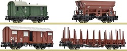 Fleischmann 6660119 N - 4-delig Goederentrein DB