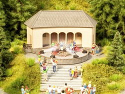 Noch 66825 H0 - Festivalpodium met Micro-Sound Rock-Band + LED-Light-Show