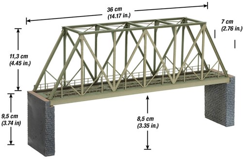 Noch 67029 H0 - Stalen brug