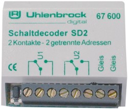 Uhlenbrock 67600 - SD2 Schakeldecoder
