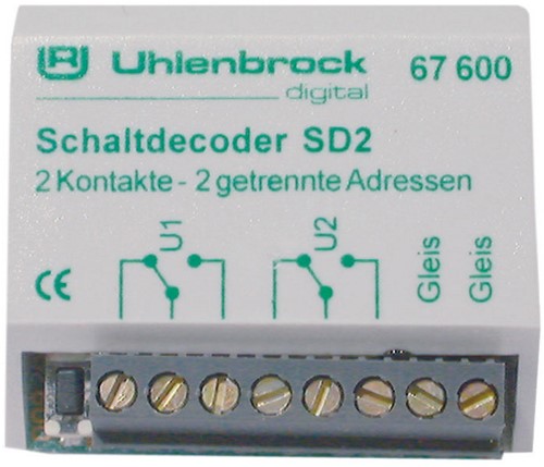 Uhlenbrock 67600 - SD2 Schakeldecoder