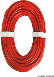 Viessmann 06895  - Hochstromkabel 0,75 mm², rot, 10 m
