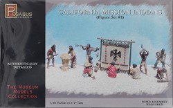 Pegasus Hobbies 7004 - California Mission Indians Figure Set #1 1:48