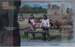 Pegasus Hobbies 7005 - California Mission Indians Figure Set #2 1:48