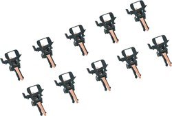 Marklin 72025 H0 - 10 Stuks Stroomvoerende kortkoppelingskoppen voor standaard koppelingsschachten