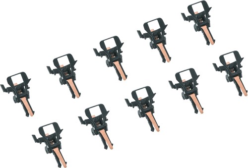 Marklin 72025 H0 - 10 Stuks Stroomvoerende kortkoppelingskoppen voor standaard koppelingsschachten