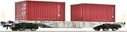 Roco 77345 H0 - Containerdraagwagen AAE+Container