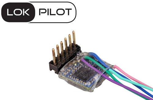 ESU 59857 H0 TT N - Lokpilot 5 Micro, DCC, 6-pin gebogen direct NEM651 (30)