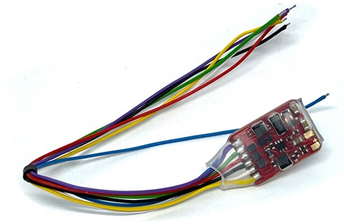 tOm 02010118  - Functie Decoder MICRO II 7W 7 Draden zonder connector (52)