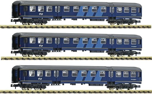 Fleischmann 814713 N - 3er Set Reisezugwag. NS