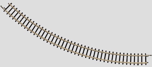 Märklin 8520 Z - Gebogen rail 195mm 45° 10stuks
