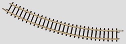 Märklin 8521 Z - Gebogen rail 195mm 30° (Zonder Verpakking)