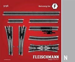 Coffret De Rails Fleischmann 9196 – Set F – Échelle N (1:160) – Piccolo – Neuf
