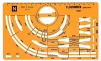 Fleischmann 9951 N - Railsjabloon Piccolo 1:5 N
