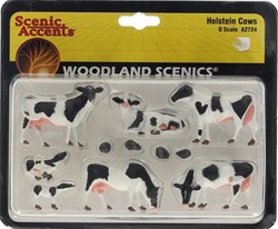 Woodland Scenics A2724 0 - Holstein Koeien