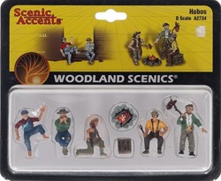 Woodland Scenics A2734 0 - Hobos / Zwervers