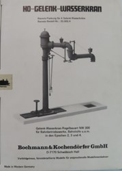 B&K 33.002.4 H0 - Waterkraan Zwenkend 4stuks