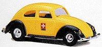 Busch 42763 H0 - Volkswagen Kever Schweizer Post PTT Oranje/Zwart