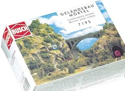 Busch 7195 - Landschapsbouw Mortel Bruin 500gram