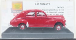 Drummer 29051 H0 - Peugeot 203 Donker Rood