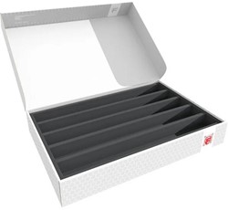 Feldherr DSLB075P05 H0 - Opbergdoos - 5 sleuven voor H0-spoor - horizontaal