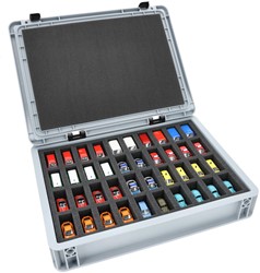 Feldherr EB120Set H0 - Eurobox / containerkoffer met model auto's 1:87 - 40 vakken