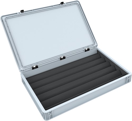 Feldherr EB64Set H0 - Eurobox / containerkoffer met Treinbed - 5 compartimenten voor H0-spoor-2
