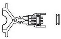 Piko ET57520-33 - Kuppl.elektr.(Pins)Wagen A