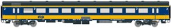 Exact-Train EX11103 H0 - NS ICRm Garnituur 4 Passagiersrijtuig Bf ( Nieuwe Kleuren Geel/Blauw)