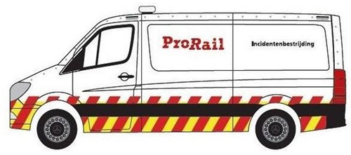 Herpa 947855 H0 - Mercedes Benz Sprinter Nederlands Pro Rail-2