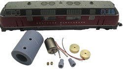 Micromotor.eu HR003C - Roco BR 103, BR 215, BR 220, BR 601, V200, VT 11.5, Am 4/4, FS D 345, SNCB Reeks 20, 59, 62