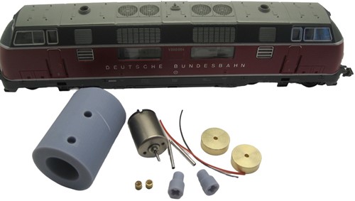 Micromotor.eu HR003C - Roco BR 103, BR 215, BR 220, BR 601, V200, VT 11.5, Am 4/4, FS D 345, SNCB Reeks 20, 59, 62