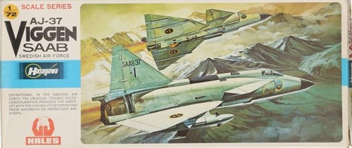 Hasegawa AJ-37 - Viggen Saab AJ-37 1:72