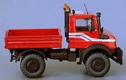 Kibri 10748 H0 - Unimog Vrachtwagen Rood